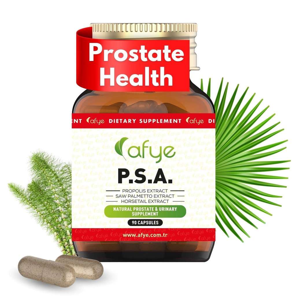 Saw Palmetto Prostate Supliment pentru Men-Prostate de sănătate & cu Extract de propolis & Horsetail reduce umflarea spori capacitatea vezicii urinare 90 capsule (Pachet de 1)