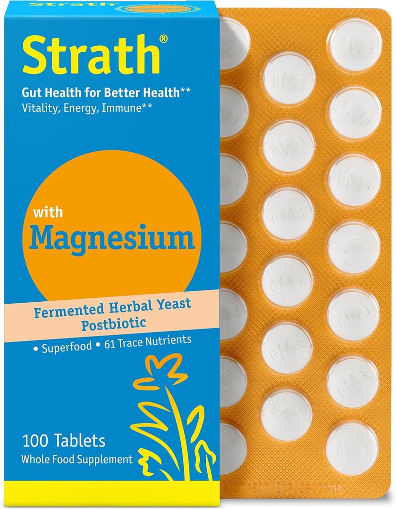 Strath cu magneziu legumă postbiotic 100 tablete 