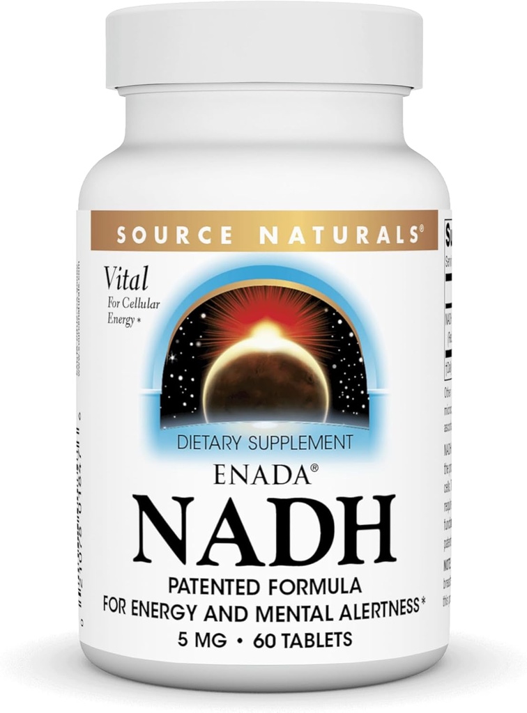 Sursa naturale Enada NADH 5mg, 60 comprimate