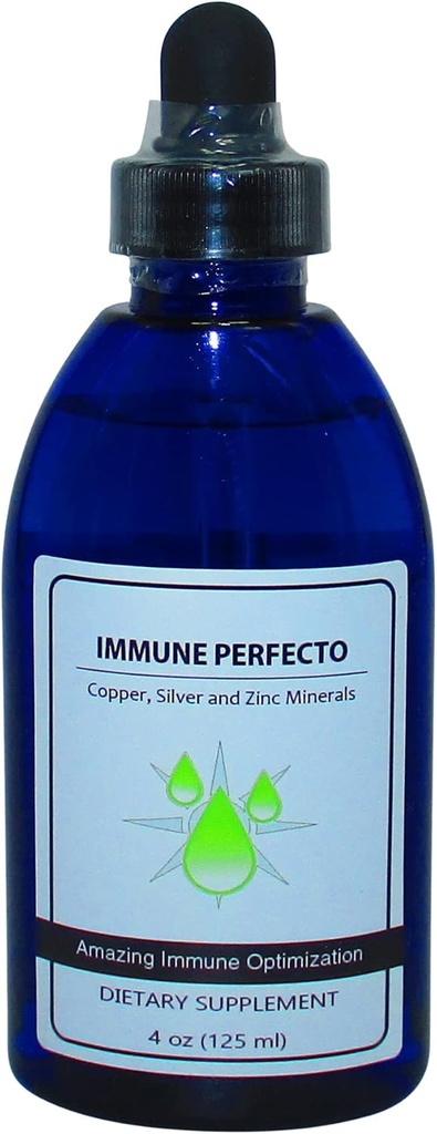 Imun Perfecto - Argint coloidal 3000 PPM, cupru, și zinc 2000 PPM 