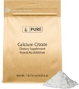 Ingrediente originale pure Citrat de calciu (1lb) Supliment de calciu, fără aditivi sau fillers