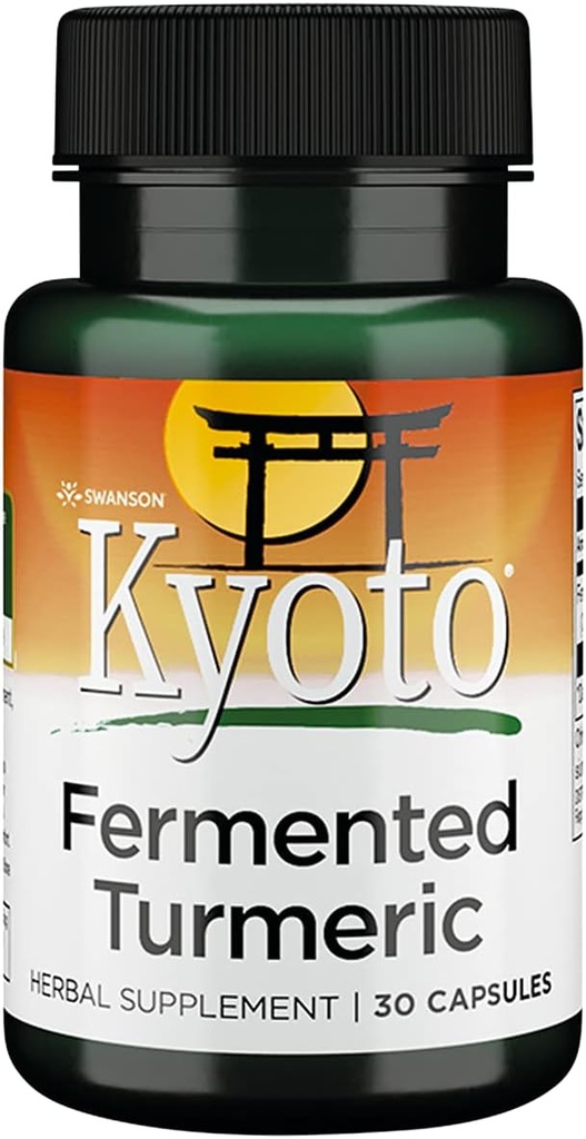 Swanson Kyoto Fermentat Turmeric 30 CAPS