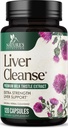 Ficat Cleanse Detox & Reparație Formula - 20-in-1 Advanced Ficat Supplement with Silymarin Milk Thistle, Dandelion Root, Anghinare Extract, Turmeric, Choline, & Beetroot - 120 Veggie Capsule