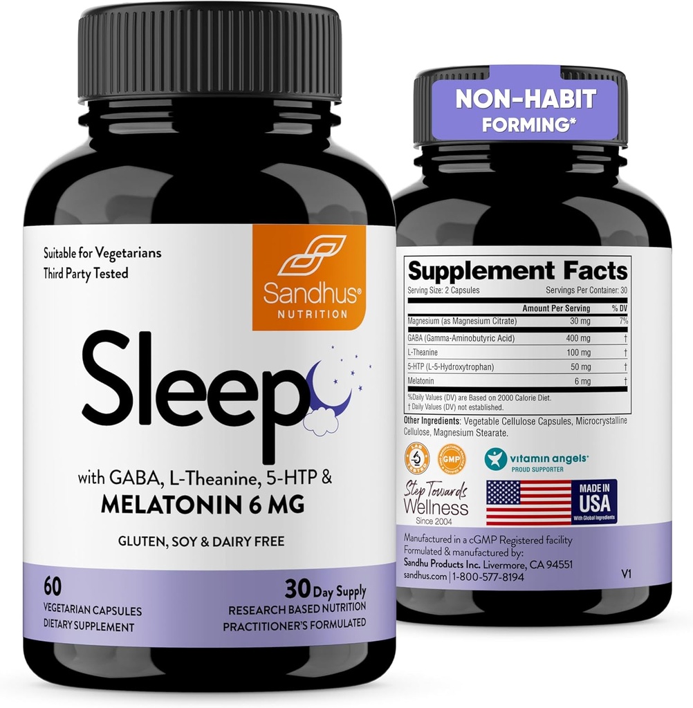 Sandhu's Sleep 60 Capsule 