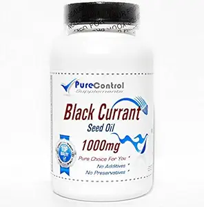 Coacăze negre ulei de semințe 1000mg 180 capsule Pure de pureControl Suplimente