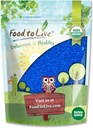 Alimente pentru a trăi albastru organic Spirulina pulbere, 8 Ounces 