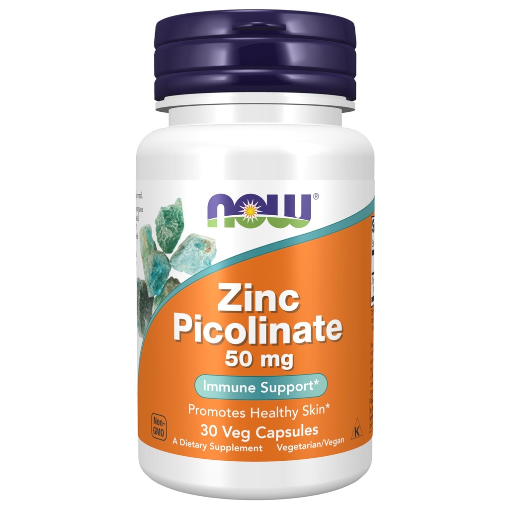 ACUM alimente Suplimente, zinc Picolinat 50 mg, suporta funcții enzimatice*, suport imun*, 30 Veg Capsule