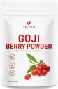 Goji Berry Powder, Wolfberry Extract 10:1 Pure Goji Berry Herbal Extract pulbere pentru sănătatea ochilor, Natural Vitamina C Antioxidant, Non-GMO, Gluten-Free, Sulfate Free, 1lb (16Oz)