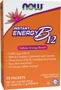 Suplimente acum, energie instant B-12 (2.000 mcg de B-12 pe pachet), energie celulară Boost*, 75 Pachete