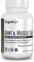 Organixx Junic & Muscle Care Organic Turmeric Supliment, 3-in-1 Frankincense, Turmeric și Myrrh Joint Health & Joint Support Supliment Capsule de îngrijire a corpului, Suporturi Umflare, Tensiune, 60 Capsule