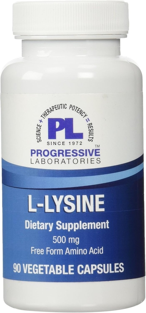 Labs progresiv L-Lysine Supliment, 500 mg, 90 Număr
