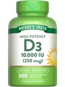Adevărul naturii Vitamina D3 10000 UI Softgels 