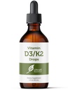 Ultra6 Nutriție Vitamina D și K2 picături - lichid vitamina D3 cu suplimente K2 pentru adulți - Ușor de luat, Flavor-Free, extrem de absorbabil VIT D3 și K2, fabricate în Statele Unite ale Americii (30 ml)