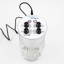 Set generator de aerMixPRO argint ondulat cu placi de argint pure, TDS metrometru, Ionizer apă, sac de călătorie (Pachet de 1)