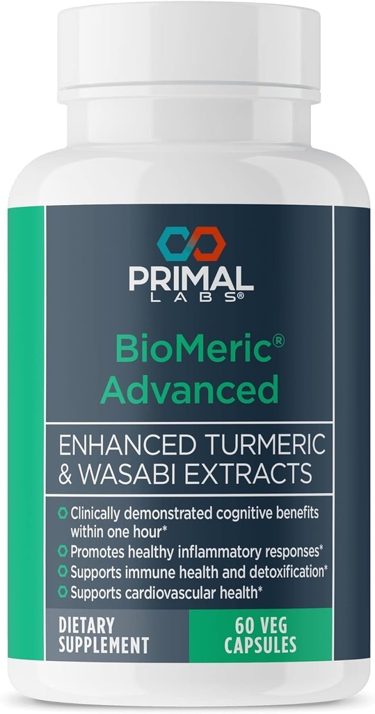 BioMeric Advanced - cu Curcumina Turmerica si extractii Wasabi - 60 capsule