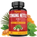 Capsulele Stinging Nettle Extract - 4in1 combinate cu Boswellia, Turmeric & Saw Palmetto - 150 Counts pentru 5 luni - Suporturi comune, Body Management, Piele, Păr & Imunitate