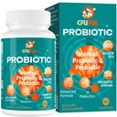 Probiotice pentru femei și bărbați - 300 miliarde CFU, 24 tulpini Probiotice + 15 plante organice Prebiotice Blend, pentru Global Digestive Gut Health, Immune, Constipație și balonare, Perioada de valabilitate Stabil - 2 luni de aprovizionare