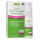 Igennus Triple Vitamina B12 Complex 5000mcg, Spray sublingual lichid, 45 Serviri, Methylcobalamină metilizată, Adenosylcobalamină & Hydroxocobalamină, Aromă de cireşe înaltă şi curată, Vegană