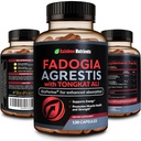 115,000 mg Fadogia Agrestis cu Tongkat Ali + BioPerine® [Max Absorbtion] - Sustine rezistenta, forta, focus, sanatatea si recuperarea musculara, Drive & Performance - Non-GMO & Made in USA - 120 V Capsule