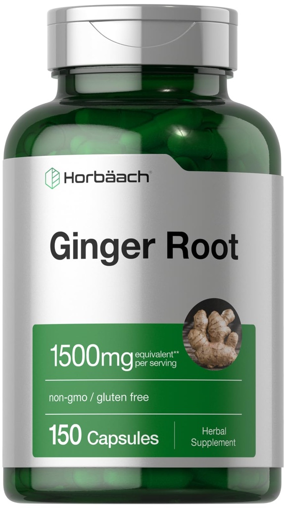 Horbäach capsule cu rădăcină de ghimbir 1500 mg