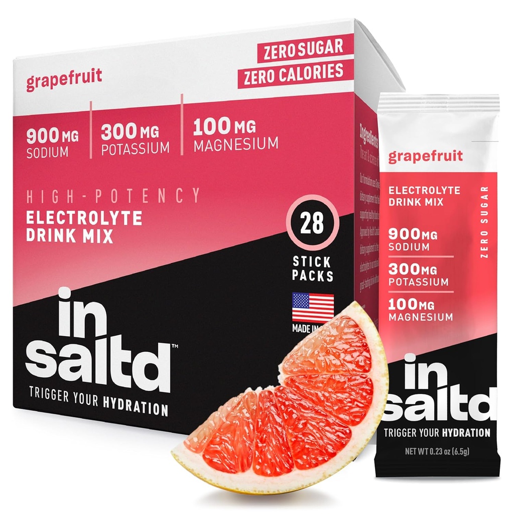 INSALTDTM Electroliţi de zahăr Free Pachete de pulbere cu nici Stevia Aftertask 