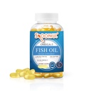 Spoonful Omega 3 ulei de pește Enteric acoperite 2400mg, 200 capsule, Burpless, Rapid de eliberare Softgel capsule, Made in USA, NSF-Certificat