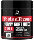 7 în-1 Ultra de testare suport cu Tribulus Terrestris Horny Goat buruieni L-Arginine Maca Root Tongkat Ali Beet Root - Energie de antrenament de rezistență musculară Suport 120 capsule