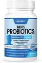 ZEBORA Probiotics for Men 100 Billion CFU - Probiotics for Digestive Health, Men's Probiotic Supplement, Prebiotics & Enzymes, for Prostate Health with Saw Palmetto | 90 Veg Capsules