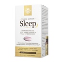 Solgar Triple Action Sleep, 30 Tri-Layer Tablets - Time-Release Melatonin & L-Theanin Plus Herbal Blend - Te ajută să te relaxezi, să dormi rapid și să dormi mai mult - Non-GMO, Gluten Free - 30 Servings