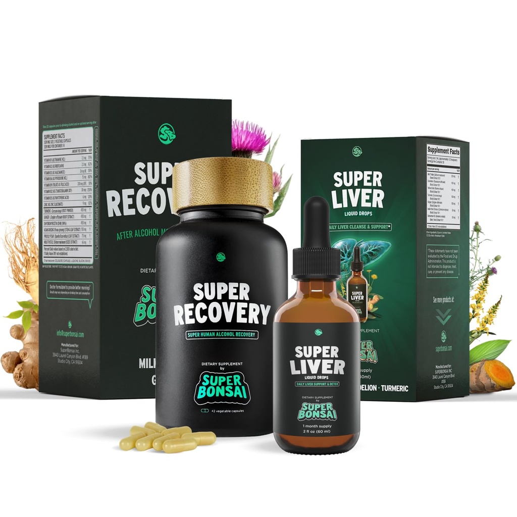 Super Recuperare și Super Bundle de ficat - toate naturale de ficat de curățare dezintoxicare și reparații