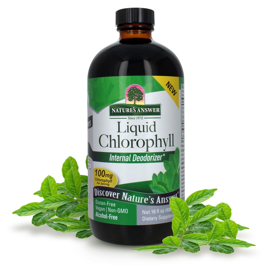 Răspunsul natural Clorofila lichidă, 100 mg, 16 fl oz (480 ml)