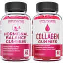 Atlantis Nutritie Echilibru hormonal PMS Relief 60 Gume + Colagen 60 Gume