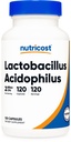Nutricost Lactobacillus Acidophilus 2 miliarde CFU per servire (120 capsule)