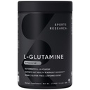 Sports Research L-Glutamine - Recuperare antrenament, Immune Health & Gut Health Support - 5 G Per Serving - 17.64 Oz