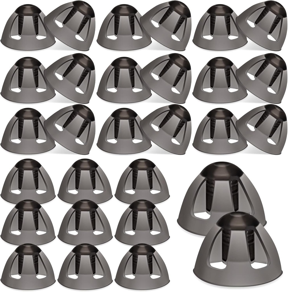 Geiseralie 30 PC-uri Audiere de ajutor Domes 8mm Ajutor auditiv Open Domes Înlocuiri mediu open-ajutoare auditive Accesorii compatibile cu GN Resound Audiere SIDA Sfaturi ureche