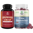 Bundle de cetone zmeură, extract de ceai verde și African Mango Blend și Gume de zinc cu rezistență suplimentară pentru adulți - Ingrediente potente pentru a accelera pierderea in greutate, gluten și gelatină gratuit