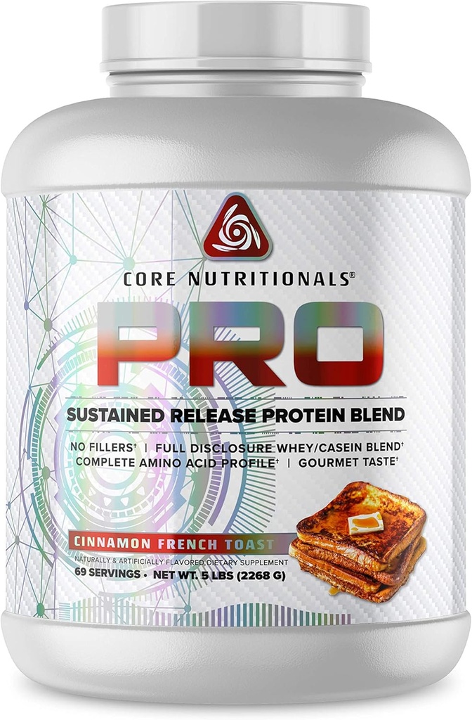Nucleu nutritionale Pro eliberare sustinuta Whey proteine Blend 