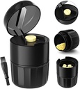 Pilula Crusher Pill Grinder Pill Cutter cu cutie de depozitare pastile Crushers pentru animale de companie