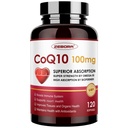 ZEBORA CoQ10-100mg-Softgels cu PQQ, BioPerine & Omega-3, Coenzime de înaltă absorbţie Q10 Supliment, puternic-Antioxidant, Suport inima si energie-Productie 120 Serviri, Non-GMO