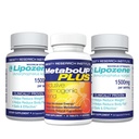 Lipozene pierdere în greutate pastile 2 flacoane cu 30 capsule fiecare împreună cu un 30 Conte MetaboUp flacon Plus