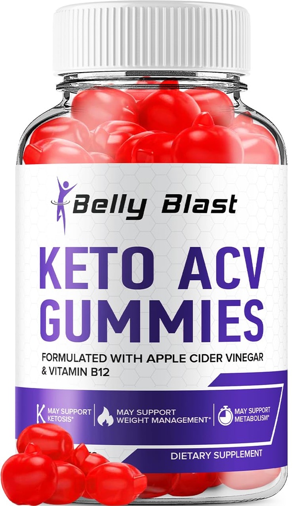 Belly Blast Keto ACV Gummies - Advanced Formula Belly Blast Keto Plus ACV Gummies Apple Cider Otet, Greutate Management, BellyBlast ACV Dietary Supplement Recenzii Barbati Femei (60 Gummies)
