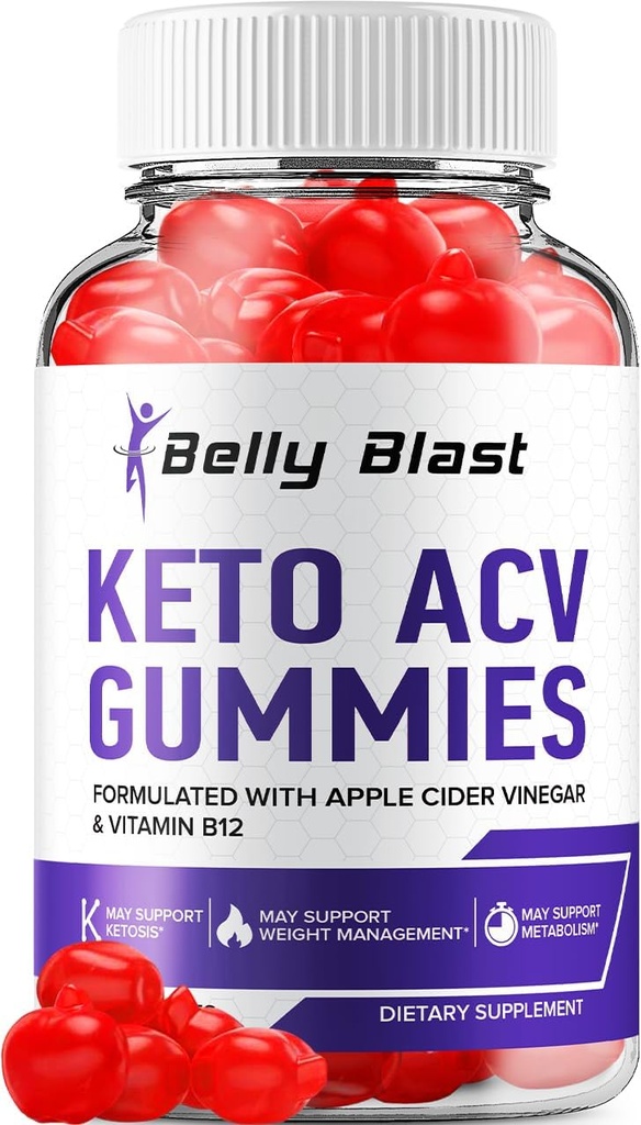 Belly Blast Keto ACV Gummies - Advanced Formula Belly Blast Keto Plus ACV Gummies Apple Cider Otet, Greutate Management, BellyBlast ACV Dietary Supplement Recenzii Barbati Femei (60 Gummies)
