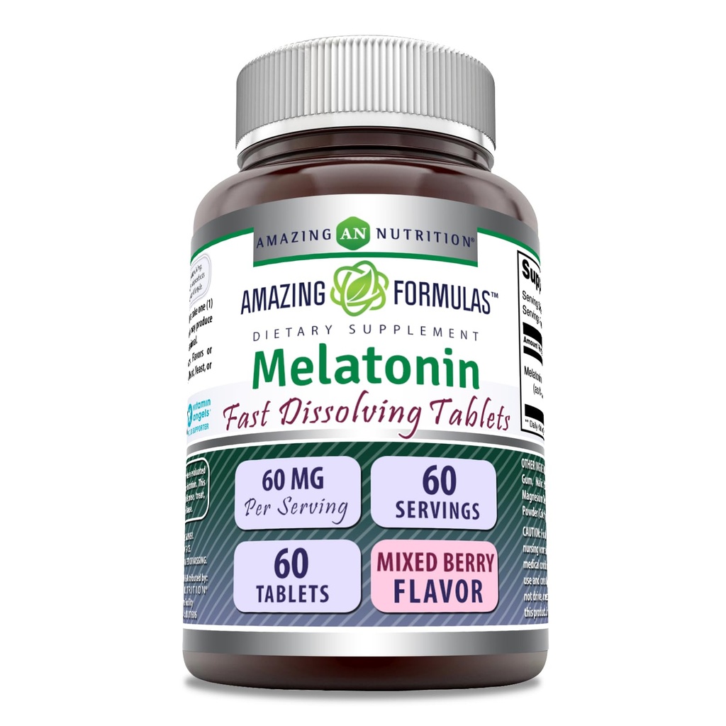 Formulare uimitoare Melatonina supliment rapid de dissolvire 