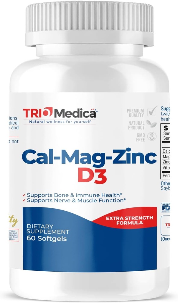 Cal-Mag-Zinc D3 Supliment alimentar (Calcium Magneziu zinc & vitamina D3) 