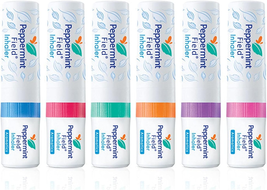 Inhalator de mentă Nasal - Inhalator de mentă thailandeză puternic - Pachet de 6