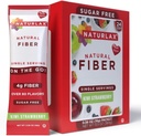 Sugar-Free Kiwi Strawberry Aroma Psyllium Husk, 24 Fiber Packets