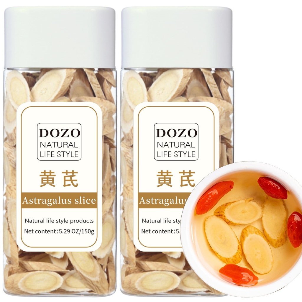 DOZO Astragalus Slice Radix Astragalus Root Huang qi Ceai 