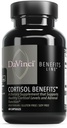 DaVinci Labs Cortisol Beneficii - Supliment alimentar pentru a sprijini nivelurile sănătoase de cortizol și sănătatea suprarenală - Cu extract Ashwagandha, Rhodiola Rosea Root și More - Gluten-Free - 60 Capsule vegetariene