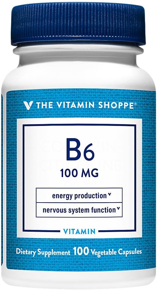 Vitamina Shoppe B6 100MG (100 capsule)